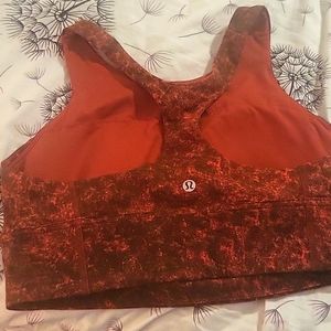 NWT Lululemon Wunder Train Long Line Bra sz 12